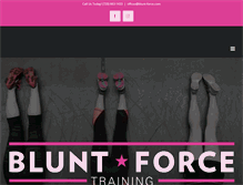 Tablet Screenshot of blunt-force.com